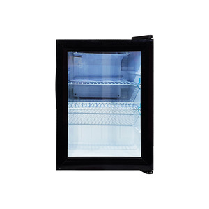 NUELEAD 55L Desktop <b>Mini</b> Single Glass Door Refrigerator Display Cabinet LED Lighting Light Box Stickers Class Energy Efficient - Product Image 6