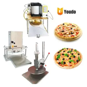 Machine hydraulique manuelle de presse de pâte à pizza commerciale 20 22 24 25 30 32 33 36 cm pour le rouleau d'usage domestique de restaurant de pizza de vente chaude