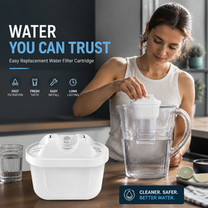 Cartucho de Filtro de Agua Doméstico de Larga Duración, Repuesto para Jarra Purificadora de Agua Potable - Product Image 1