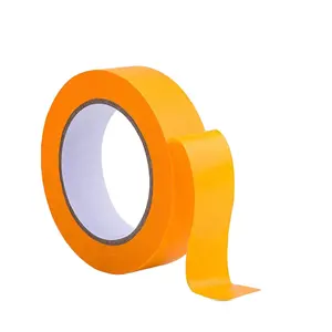 Orange Masking Washi Tape For Decoration Painting Masking With No Residue Masking Tape