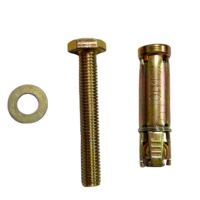 M6 M10 M12 acier au carbone grade 4.8 8.8 zingué galvanisé Heavy Duty Expansion Shield Anchor fix bolt for concrete