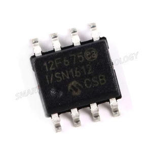 Nouveau microcontrôleur Flash 8 bits PIC12F675-I/SN SOP-8 d'origine, puce PIC - Product Image 3