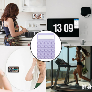 Impugnatura magnetica per <span class=keywords><strong>telefono</strong></span> con ventosa supporto invisibile per iPhone 16 15 14 supporto cellulare a mano libera per selfie video - Product Image 5