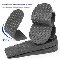 Semelles rehausseuses pour hommes et femmes, coussinets de talon, équilibrant la différence de hauteur des jambes, demi-semelles rehausseuses