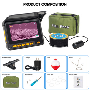 Détecteur de poisson 1080P 4.3 ''écran caméra de pêche sous-marine 30M lumière infrarouge plus profond visuel poisson pêche Finder en direct en gros - Product Image 5