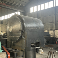 Four à cornue à charbon de bois continu horizontal pour la production de biochar et de vinaigre de bois | Four de carbonisation à haut rendement