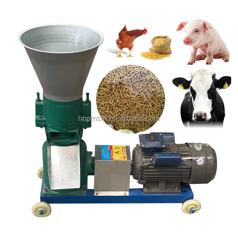 Small Mini Wood Poultry Chicken Chick Fish Pig Goat Cattle Cat Animal Pellet Making Pelletizer