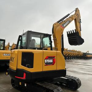Mini-excavatrice SANY SY50C d'occasion de 5 tonnes, SY50 SY55 SY65 SY70 SY75, 6 tonnes, d'origine chinoise, 90% neuve, excavatrice/pelle - Product Image 4