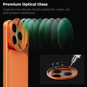 Filtro ND2-32 Bayonet Negro/Plateado/Naranja/Azul Oscuro de K&F Concept para <span class=keywords><strong>iPhone</strong></span> 17 Pro, Resistente al Agua y a los Arañazos, Cristal Óptico AGC - Product Image 4