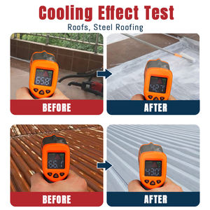 Pintura Exterior de Emulsión Acrílica MANZZ para Pisos y Techos, Reflectante del Calor, Aislante Térmico, Anti Rayos UV, Pintura Térmica para Paredes - Product Image 4