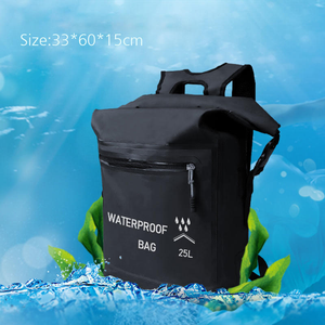 PVC <b>Waterproof</b> Outdoor Floating <b>Backpack</b> <b>Roll</b> <b>Top</b> Snorkeling Beach Heavy Duty Mountaineering Swimming Upstream Drifting Dry Bag - Product Image 4