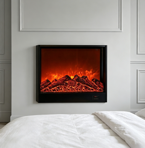 Caminetto Elettrico LCD di Design Esclusivo con Fiamma Virtuale Realistica, <span class=keywords><strong>Arredamento</strong></span> Premium per Hall Commerciali e Ville - Product Image 2
