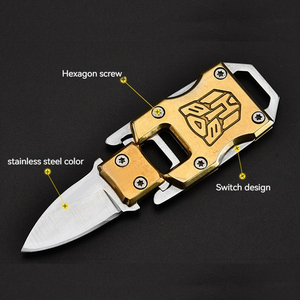チェーン付き屋外ミニトランスフォーマーナイフ折りたたみキャンプナイフ - Product Image 5