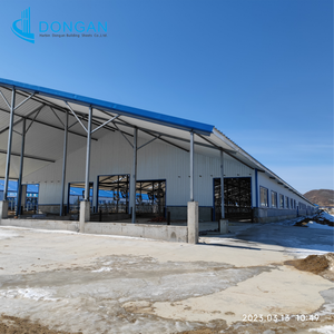 Establo Prefabricado de Acero de Ensamblaje Rápido, Diseño Tradicional para Ganado, con Corral para Vacas y Corral para Ovejas - Product Image 3