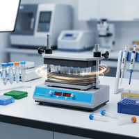 Agitateur vortex numérique multi-tubes HAIJU LAB MS200, mélangeur de tubes de laboratoire, moteur DC sans balais
