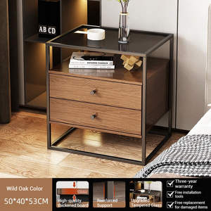 Luxury <b>Floating</b> Nightstand Modern Space Saving <b>Bedside</b> <b>Cabinet</b> Creative Storage Bedroom Living Room Furniture Durable - Product Image 5