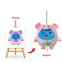 Großhandel Custom Stofftier Spielzeug Plüsch Baby Soft Plüsch Gefüllte Puppen Gedruckt Für Kinder