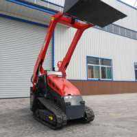 Mini-Raupenlader XC1100 Kompakter Diesel-Tracklader mit Vertikallift für Bau- und Villengartenarbeiten