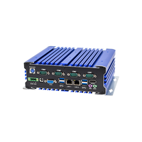 Industrial Pc mini-itx Edge Computer 6Lan komputer IoT kasar Pc tertanam
