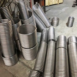 Chất lượng tốt trao đổi nhiệt ngưng tụ và thiết bị bay hơi đôi ống cuộn hình thành máy uốn - Product Image 3