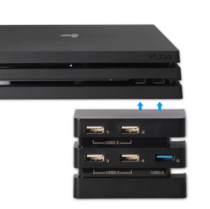 TP4-832 Hub USB para <span class=keywords><strong>PS4</strong></span> <span class=keywords><strong>Pro</strong></span>, Adaptador USB de Alta Velocidad con Cable Convertidor de Expansión USB 3.0 y 2.0 - Product Image 3