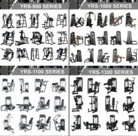 Ensemble complet de machines commerciales pour l'entraînement musculaire de la poitrine, des extensions dorsales hautes et basses, équipement de musculation