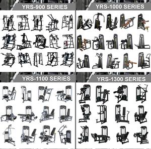 Set Completo di Attrezzature Commerciali per Allenamento di Forza: Chest Press, Estensione Schiena Alta e Bassa - Product Image 2