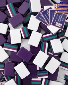 Set di Tessere da Mahjong Americano in Acrilico Effetto Legno a Quattro Strati, Leggero e Resistente allo Sbiadimento, per Divertimento Familiare e Giochi da Viaggio - Product Image 6