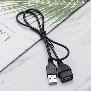 1m 1.5m <span class=keywords><strong>USB</strong></span> 2.0 một Nam để nữ cáp mở rộng 4 lõi USB2.0 Extender dữ liệu sạc cáp cho Máy Tính Xách Tay PC etsfmoa LED ánh sáng - Product Image 5