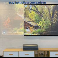 Écran de projection Yinzam 8K UST 120 pouces ALR à cadre fixe portable 16:9