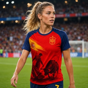 <span class=keywords><strong>Camiseta</strong></span> <span class=keywords><strong>de</strong></span> Fútbol Española Personalizada <span class=keywords><strong>de</strong></span> Alta Calidad 2026, Fabricada en España, para Hombre y Mujer - Product Image 2