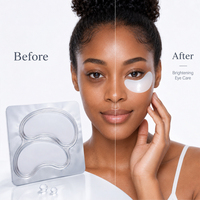 Hydrogel oogpatches met aangepaste kleur, 6g, kristalvochtinbrengende oogmasker, oogpads voor dagelijkse onderoogverzorging