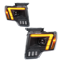 Phares de voiture à haut lumen 6000K pour Ford F150 2009-2014, 12V, boîtier étanche en ABS, Plug+Play, éclairage automobile