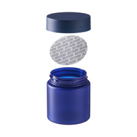 Vente en gros de pots en plastique vides pour bonbons gélifiés de 4 oz et 5 oz, finition mate haute brillance, pot en plastique pour bonbons et compléments alimentaires avec bouchon résistant aux enfants