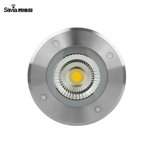 Spot lumineux Led encastrable dans le sol, imperméable conforme à la norme <span class=keywords><strong>IP67</strong></span>, éclairage d'extérieur, idéal pour une piscine ou un plancher, technologie Cob, 1 unité - Product Image 2