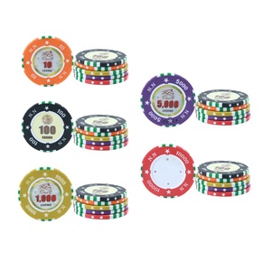 Tùy chỉnh <span class=keywords><strong>pentagram</strong></span> RFID Poker chip Casino Poker Trò chơi thẻ sinh thái thân thiện với vật liệu gốm chip - Product Image 2