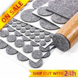Protector de suelo de fieltro sin ruido, almohadillas de fieltro autoadhesivas para proteger el suelo de madera, varios tamaños - Product Image 2