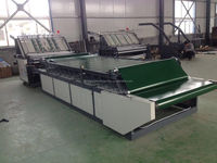 Machine à plastifier semi-automatique à flûte machine à plastifier carton carton pour la fabrication de boîtes en carton ondulé