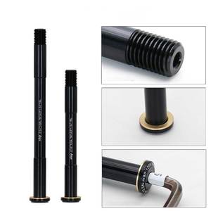 Axes traversants OEM CNC 12mm pour fourches de vélo Amortisseur avant arrière pour vélo de route VTT Moyeux en alliage d'aluminium Adaptateur Pas de filetage d'essieu 1.5mm - Product Image 1