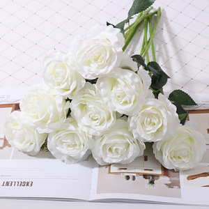 Flores Artificiales Xinchengzhi, Decoraciones de Boda de Seda Blanca, 100cm-200cm, Impermeables, para Exteriores y Hogar - Product Image 2