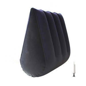 Oreiller sexuel gonflable triangulaire pour le soutien de <span class=keywords><strong>la</strong></span> taille du corps positions d'oreiller sexuel aider les meubles sexuels - Product Image 2