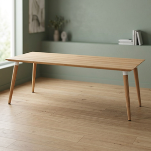 Table à manger extensible de luxe moderne en teck massif recyclé, écologique, rectangulaire, imperméable, durable, pour 10 personnes - Product Image 3