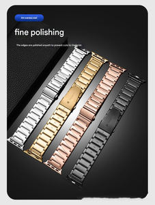 Correa de Reloj Deportiva de Acero Inoxidable de Lujo Upro para Apple Watch Ultra 46mm 49MM con Hebilla Plegable IWatch 10/9/8 SE Ultra 22MM - Product Image 6