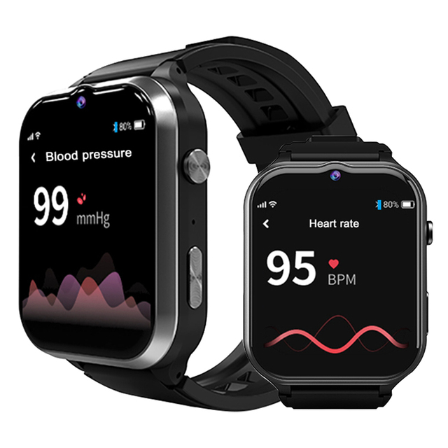 New GK8 4G GPS Smart Watch with Sim Card Camera 850mAh Body Temperature Health Tracker Fall Alarm SOS Smartwatches for Elderly