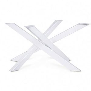 Modern Stylish Custom Metal <b>Table</b> Cross Frame Spider Legs Rectangle Chrome Conference Dining <b>Table</b> Furniture Spider Legs - Product Image 2