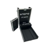 Boîtier de transport léger sur mesure pour console de mixage numérique DJ Midas M32R avec roulettes et verrous Penn Butterfly
