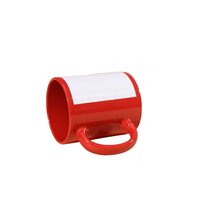 YinXiangXianFeng 500ml 15oz Tasse en céramique blanche avec poignée en forme de C, revêtement par sublimation, moderne, personnalisable, compatible micro-ondes