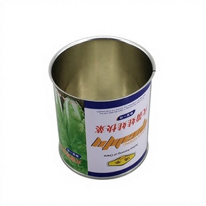 Boîtes en fer blanc rondes anti-fuite et anti-rouille avec couvercle facile à ouvrir, qualité alimentaire, pour graines de légumes – Vente en gros directe usine - Product Image 2