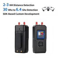 Détecteur de drones FPV portable à main, toutes fréquences, 300-6200 MHz, 2 km, anti-drone, conception personnalisée, développement CKD
