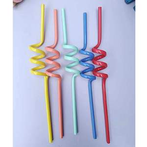 Pajita de Silicona en Espiral con Diseño de Dibujos Animados y Agarre de Silicona, Venta Caliente, Fabricante - Product Image 1